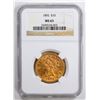 Image 1 : 1892 $10 Eagle Gold Coin NGC MS63