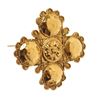 Image 3 : Chanel Gold Metal Lion Cross Brooch