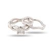 Image 1 : 0.90 ctw CENTER Diamond 18K White Gold Ring