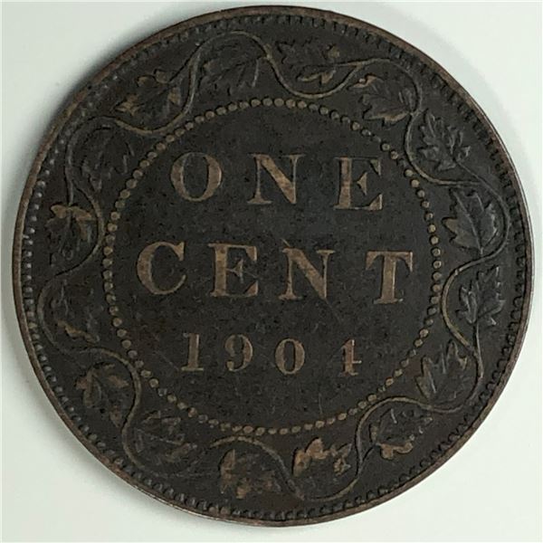 Canadian Large Cent 1904 VF