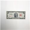 Image 1 : 1953 US 2 Dollar Note Red Seal UNC