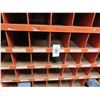 Image 2 : Orange 3 Stage Metal Parts Bin Cabinet w/Welding Rods and Supplies