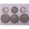 Image 2 : Three Canadian Quarters (80%Silver )  And Early 1910's Nickels/Dime ( 92.5% Silver )