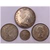 Image 2 : Canadian 80% Silver Dollar, Two Fifty Cent Coins, And Dime  48.95g Total Weight