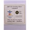 Image 3 : Royal Canadian Mint 2007 $25 Sterling Silver-BIATHLON Coin