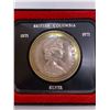 Image 2 : 1871-1971 British Columbia 50% Silver Dollar and 1972 50% Canadian Silver Dollar