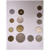 Image 1 : Assortment of Foriegn Coins  Francs, Pesos, Yen etc