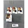 Image 1 : Lot of 4 Upper Deck Artists Touch Jersey Cards