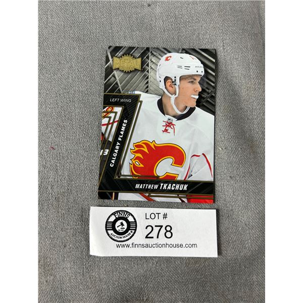 2016-17 Fleer Showcase Matthew Tkachuk NHL Collector Card