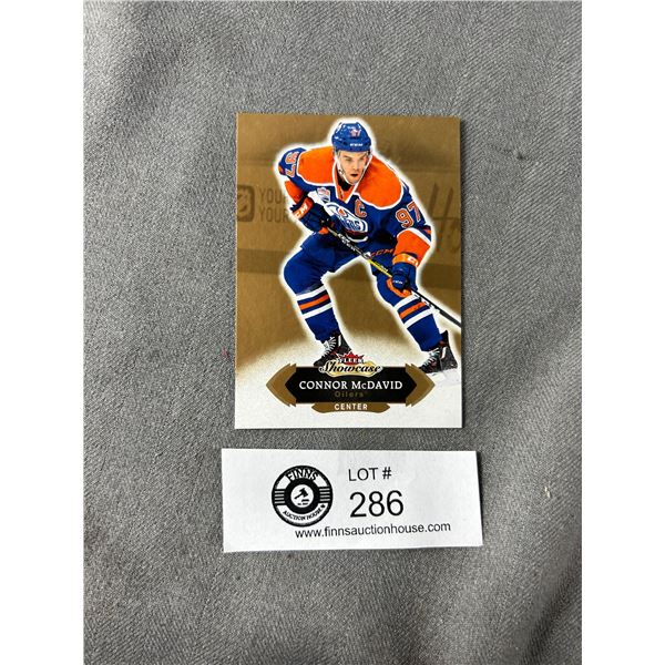 Fleer Showcase Connor McDavid NHL Collector Card