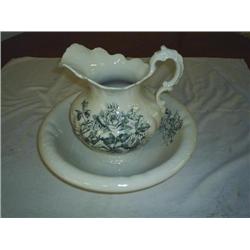 Wash basin & pitcher