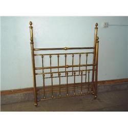 Brass bed