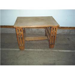 Oak library table