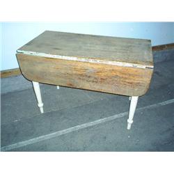 Primitive drop leaf table