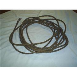 Braided rawhide lariat