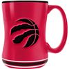 Image 1 : NEW RAPTORS PRIMARY LOGO RED BLACK 14OZ MUG