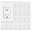 Image 1 : NEW CASE OF 20 BESTTEN 15A RECEPTACLE OUTLET WITH