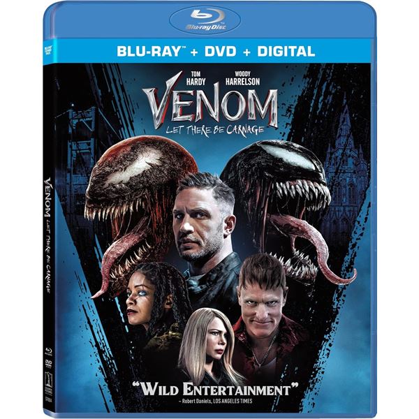 NEW VENOM LET THERE BE CARNAGE BLU-RAY + DVD +