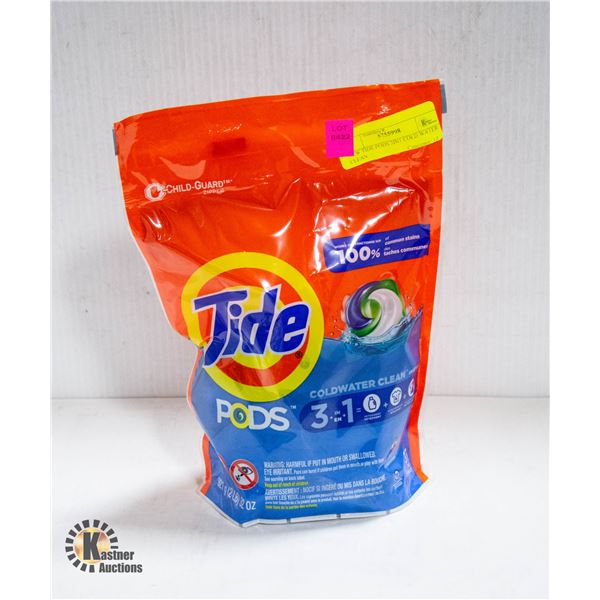 NEW TIDE PODS 3IN1 COLD WATER CLEAN