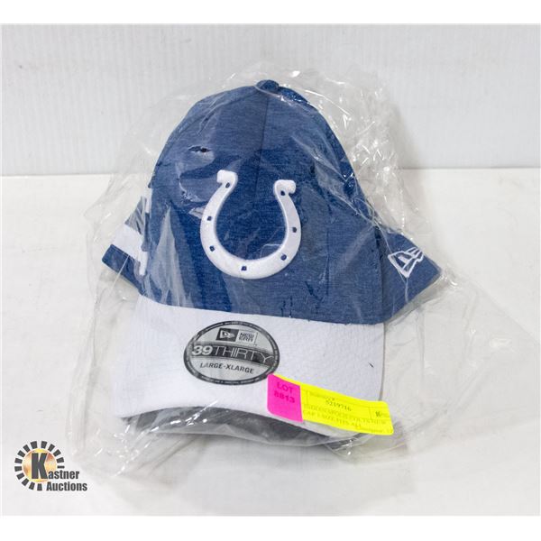 NEW INDIANAPOLIS COLTS NEW ERA CAP 1 SIZE FITS ALL