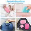 Image 1 : NEW LOT OF 4 PORTABLE SOAP CASES