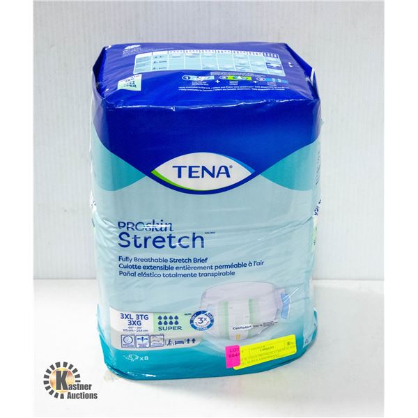 NEW TENA PROSKIN STRETCH SIZE 3XL SUPER ABSORBANT