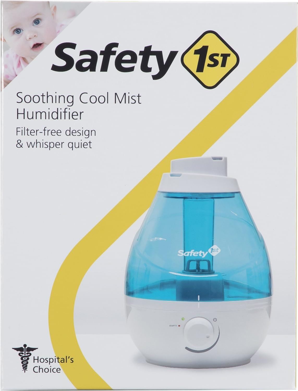 NEW SAFETY FIRST SOOTHING COOL MIST HUMIDIFIER