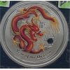 Image 1 : 2012 1/2 OZ .999 SILVER YEAR OF THE DRAGON COLORED COIN