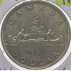 Image 1 : 1951 CANADA VOYAGEUR SILVER DOLLAR