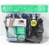 Image 1 : FRUIT OF THE LOOM MEN'S BLACK ANKLE SOCKS