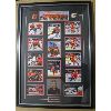 Image 1 : FRAMED CALGARY FLAMES TEAM PHOTO COLLAGE WALL ART