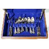 Image 2 : BIRKS REGENCY SILVER PLATE CUTLERY SET IN ORIGINAL BOX