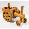 Image 1 : HANDMADE ANTIQUE WOODEN TRACTOR