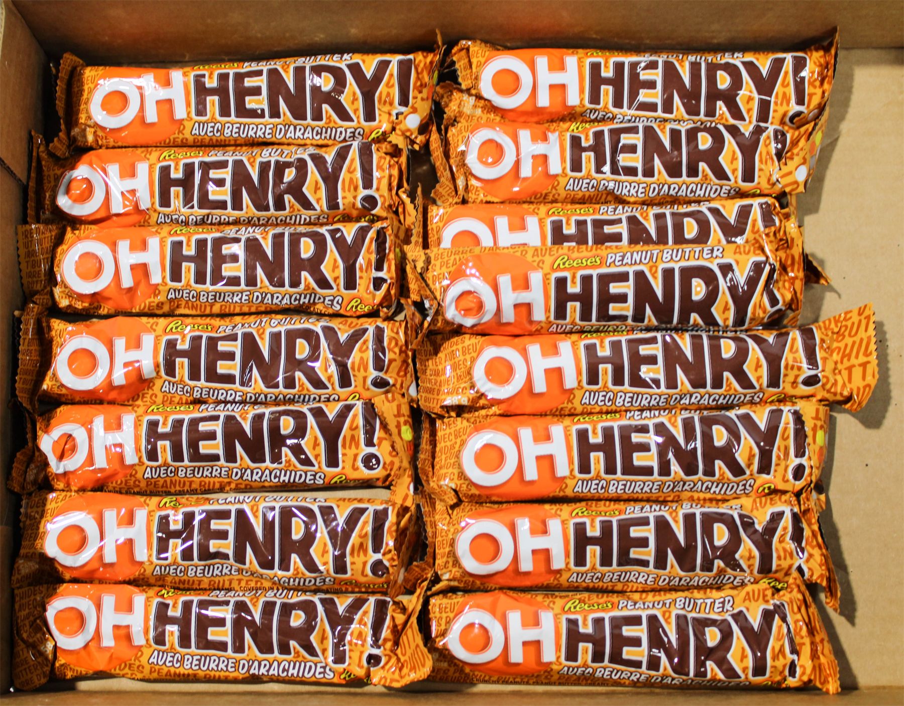 15 REESES PEANUT BUTTER OH HENRY BARS