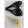 Image 2 : Vintage Seaman Carved Meerschaum Pipe - with case