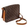 Image 3 : Louis Vuitton Brown Monogram Leather Cartouchiere GM Messenger Bag