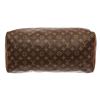 Image 4 : Louis Vuitton Brown Monogram Canvas Leather Speedy 40 Satchel Bag