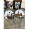 Image 3 : LOT OF CHICKEN DECORATIONS PLATES PICTURES ETC