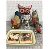 Image 1 : LOT OF MISC BIRD FIGURINES DECORATIONS