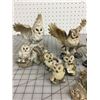 Image 2 : LOT OF OWL FIGURINES