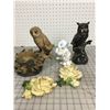 Image 1 : LOT OF OWL FIGURINES
