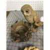 Image 2 : LOT OF OWL FIGURINES