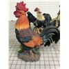 Image 3 : LOT OF ROOSTER FIGURINES