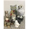 Image 1 : LOT OF OWL FIGURINES