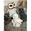 Image 5 : LOT OF OWL FIGURINES