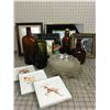 Image 1 : LOT OF PICTURES BOTTLES CHRISTMAS DISHES ETC