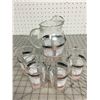 Image 1 : SET OF PITCHER AND GLASSES