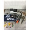 Image 1 : LOT OF TOOLS CLAMPS FILES FISHING LURES ETC