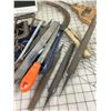 Image 3 : LOT OF TOOLS CLAMPS FILES FISHING LURES ETC