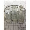 Image 6 : LOT OF GLASS CHINA MILK BOTTLES WITH CARRIER